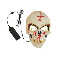 Halloween Led Light Up Mask - Skull - (1)