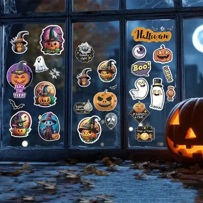 Halloween Temalı Sticker Seti 2'li - 1