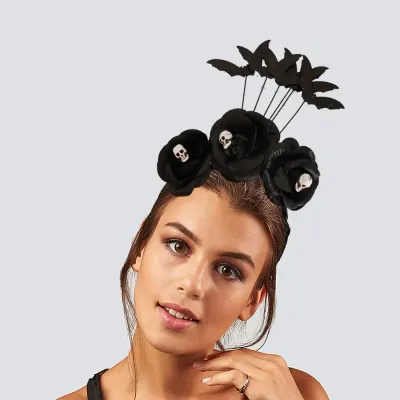 Halloween Taç - Kuru Kafalar - 1