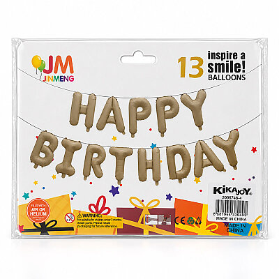 Happy Birthday Banner Foil Banner - 2