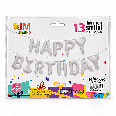 Happy Birthday Banner Folyo Balon - 3