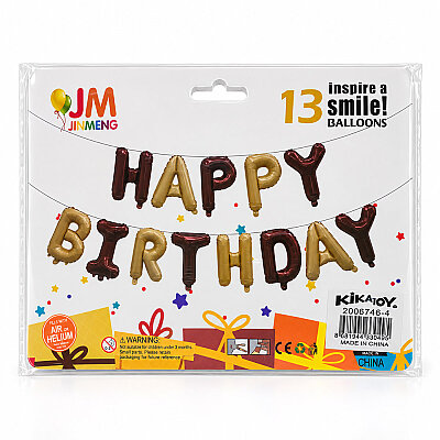Happy Birthday Banner Folyo Balon - 4