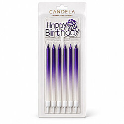 Happy Birthday Candle Set with Decorative Cake Topper - 3