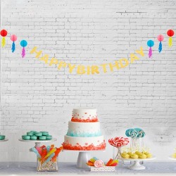 Happy Birthday Honeycomb Decorations - 