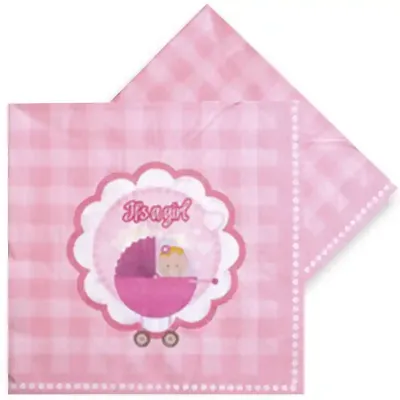 It's a Girl Paper Napkins - 1