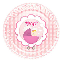 It's a Girl Paper Plates - 