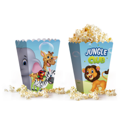 Jungle Club Popcorn Boxes - Kikajoy