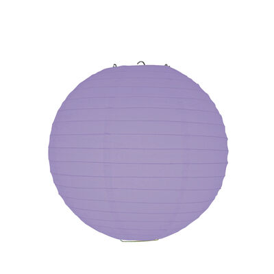 Mor Kağıt Fener 20 cm - 2