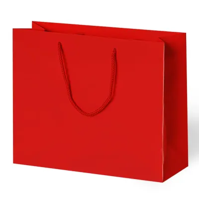 Mat Kırmızı Karton Çanta 54x38cm - 1