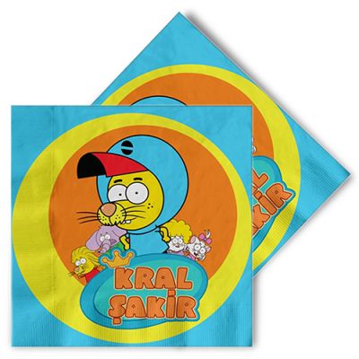 King Şakir Action Paper Napkins - 1