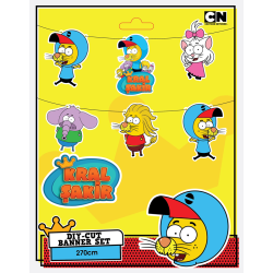 King Şakir Paper Die-Cut Banner Set - 1