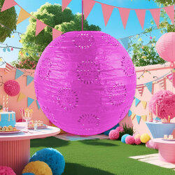 Lace Paper Lantern - 