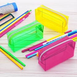 Large Transparent Pencil Case - 1