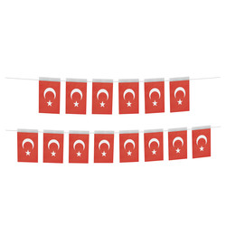Large Turkish Flag Garland - Moon Star - Kika (1)