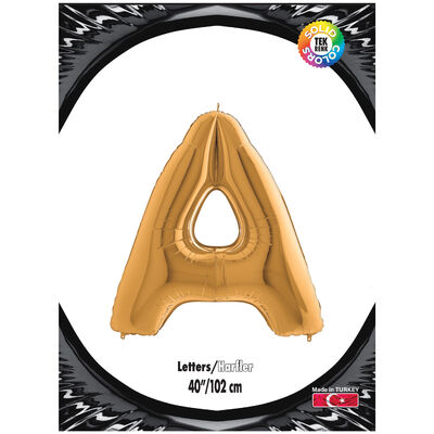 Letter A Gold 40 inch - 2