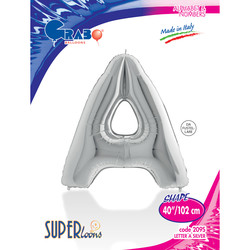 Letter A Silver 40 inch - 1
