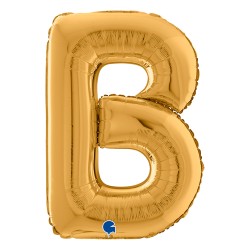 Letter B Gold 26 inch - 2