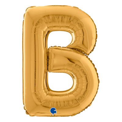 Letter B Gold 26 inch - 2