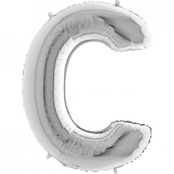 Letter C Silver 40 inch - Grabo (1)