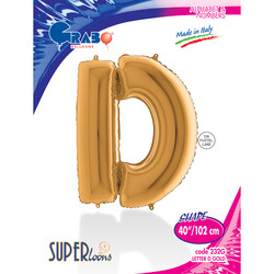 Letter D Gold 40 inch - 1