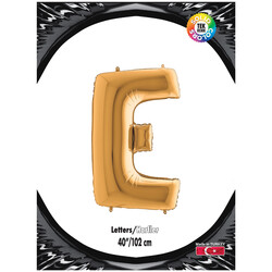 Letter E Gold 40 inch - Kikajoy (1)
