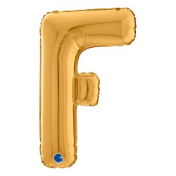 Letter F Gold 26 inch - 2