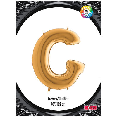 Letter G Gold 40 inch - 1