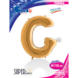 Letter G Gold 40 inch - Grabo