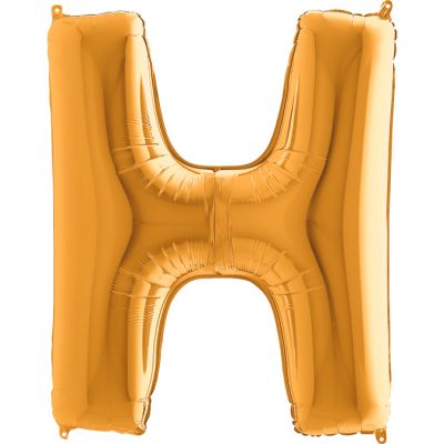 Letter H Gold 40 inch - 2