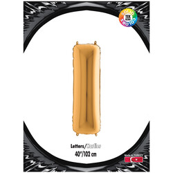 Letter I Gold 40 inch - 2