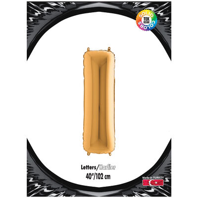 Letter I Gold 40 inch - 2