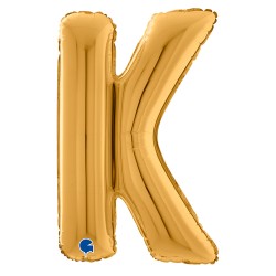 Letter K Gold 26 inch - 2