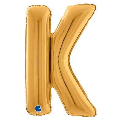 Letter K Gold 26 inch - 2