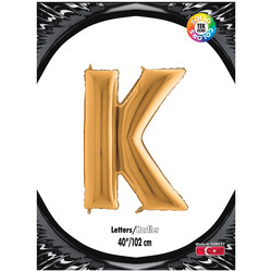 Letter K Gold 40 inch - 2