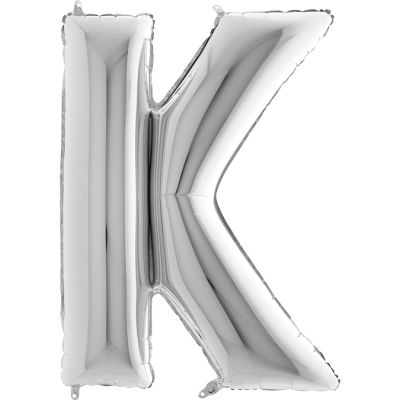 Letter K Silver 40 inch - 2