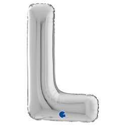 Letter L Silver 26 inch - 2
