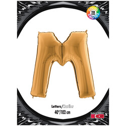 Letter M Gold 40 inch - 2