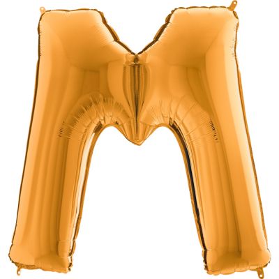 Letter M Gold 40 inch - 2