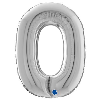 Letter O Silver 26 inch - 2
