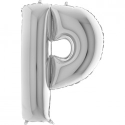 Letter P Silver 40 inch - Grabo (1)