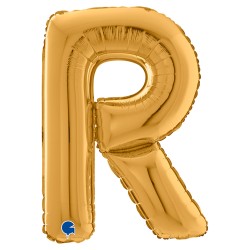 Letter R Gold 26 inch - 2