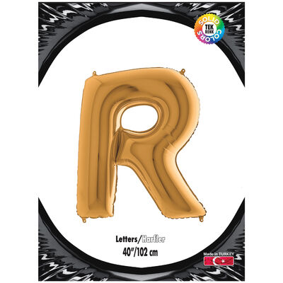 Letter R Gold 40 inch - 1