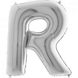 Letter R Silver 40 inch - Grabo (1)