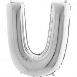 Letter U Silver 40 inch - Grabo (1)