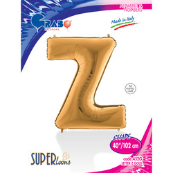 Letter Z Gold 40 inch - Grabo