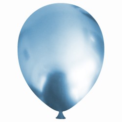 Light Blue Chrome Balloons 5