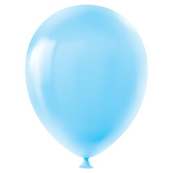 Light Blue Pastel Balloons 12