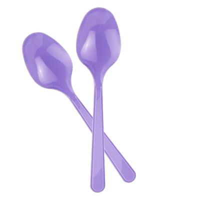 Lila Plastik Kaşık - 1