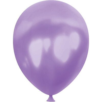 Lilac Metallic Balloons 12