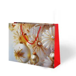 Luxury Christmas Gift Bag - Pearl - (1)
